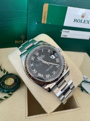 Rolex Datejust 36mm 116234 2020 Black Roman Dial Oyster